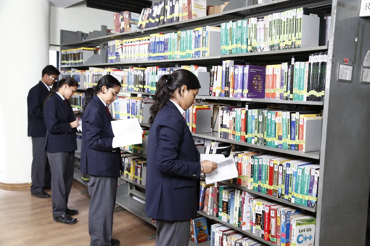 Library book section — Army Institute of Technology