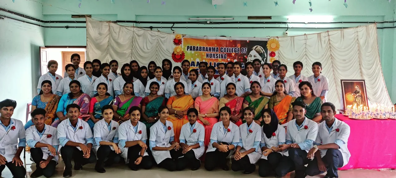 Lamplighting function — Parabrahma College of Nursing