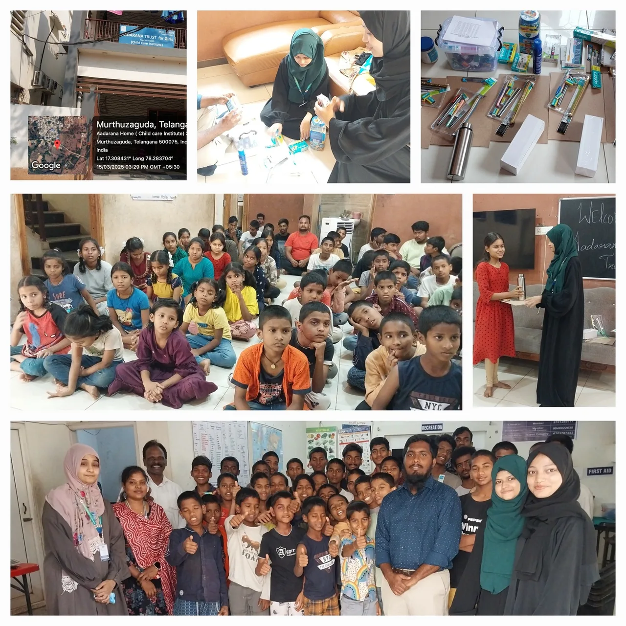 orphanage visit — Joginpally B.R. Pharmacy College