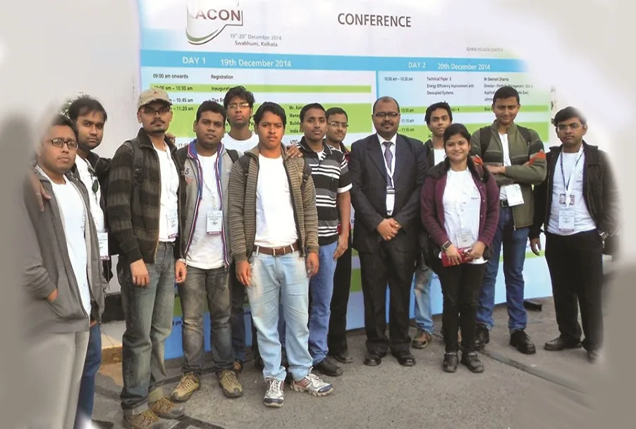 GMIT attends a seminar with The Indian Society of Heating, Refrigerating and Air Conditioning Engineers (ISHRAE). — Gargi Memorial Institute Of Technology Campu