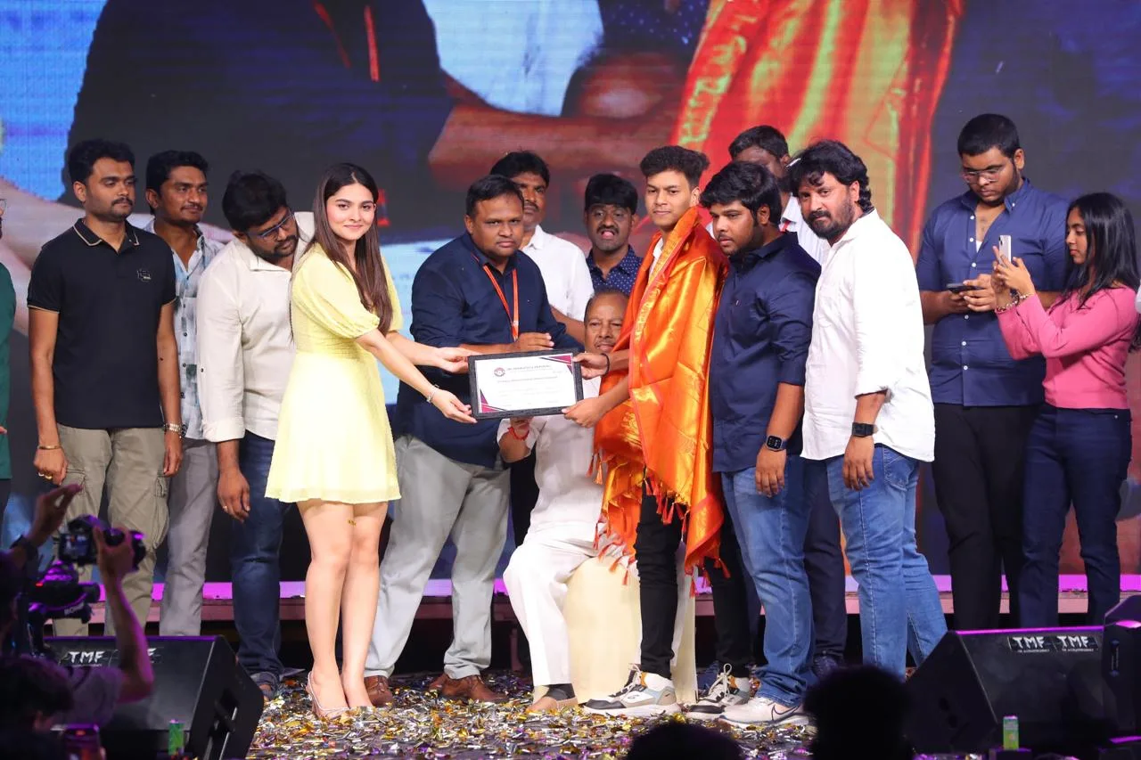 An award ceremony on stage at SVPP — Sri Venkatesa Perumal College of Engineering and Technology