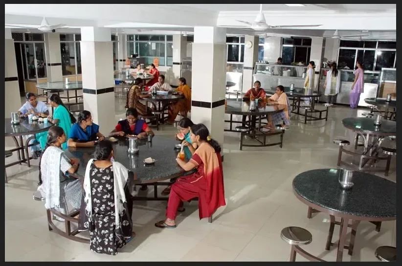 Cafeteria facility on campus