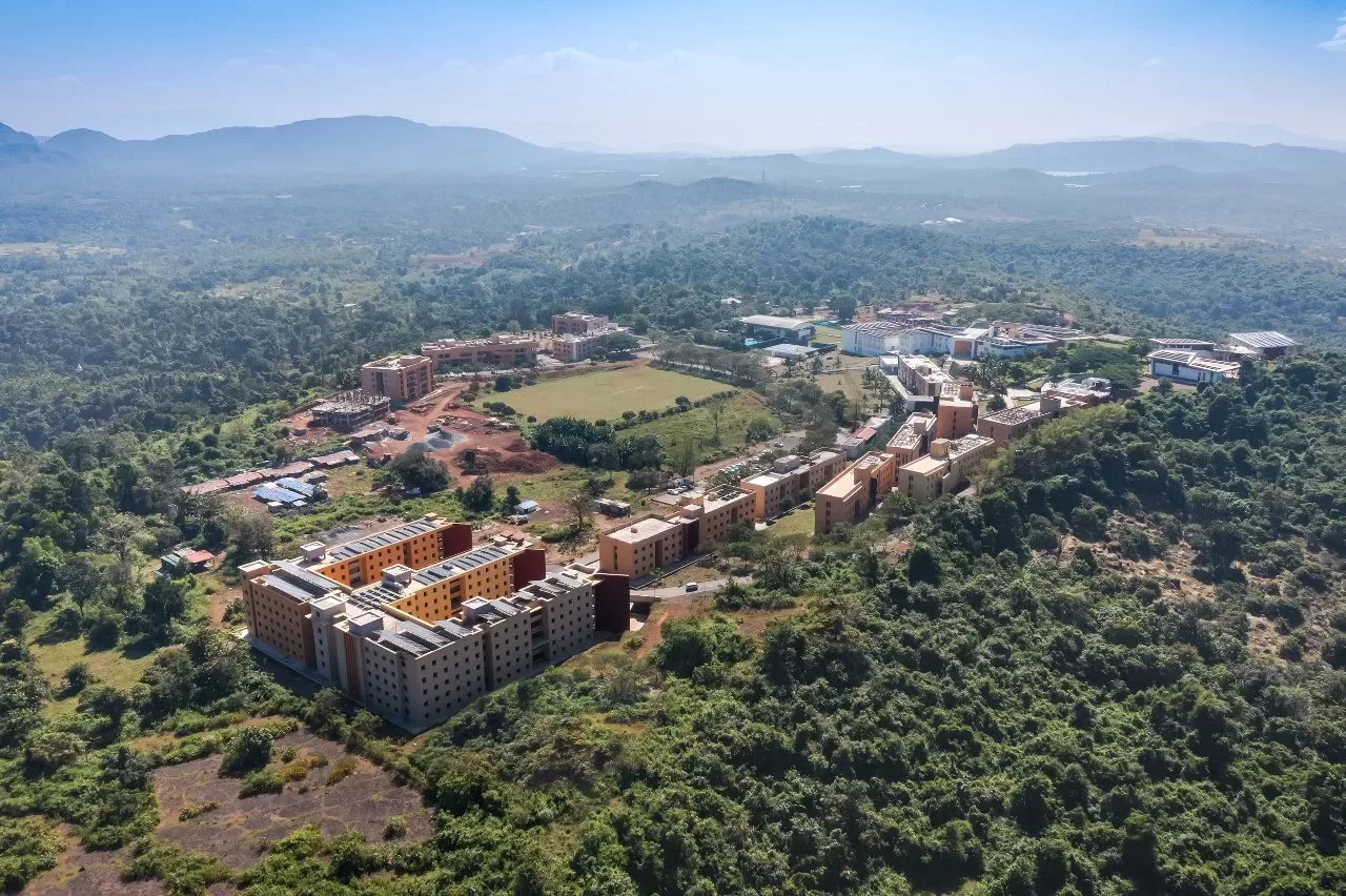 Goa Institute of Management in the foothills of Western mountain range — goa-institute-of-management-sanquelim
