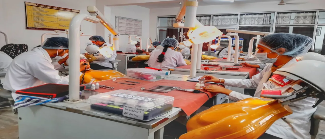Adesh Institute of Dental Sciences & Research (AIDSR) — Home Page Slider Clinical Training Image