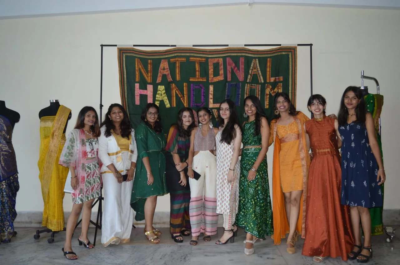 SIDT National Handloom Day Activities — Sasmira's Institute of Design & Textiles