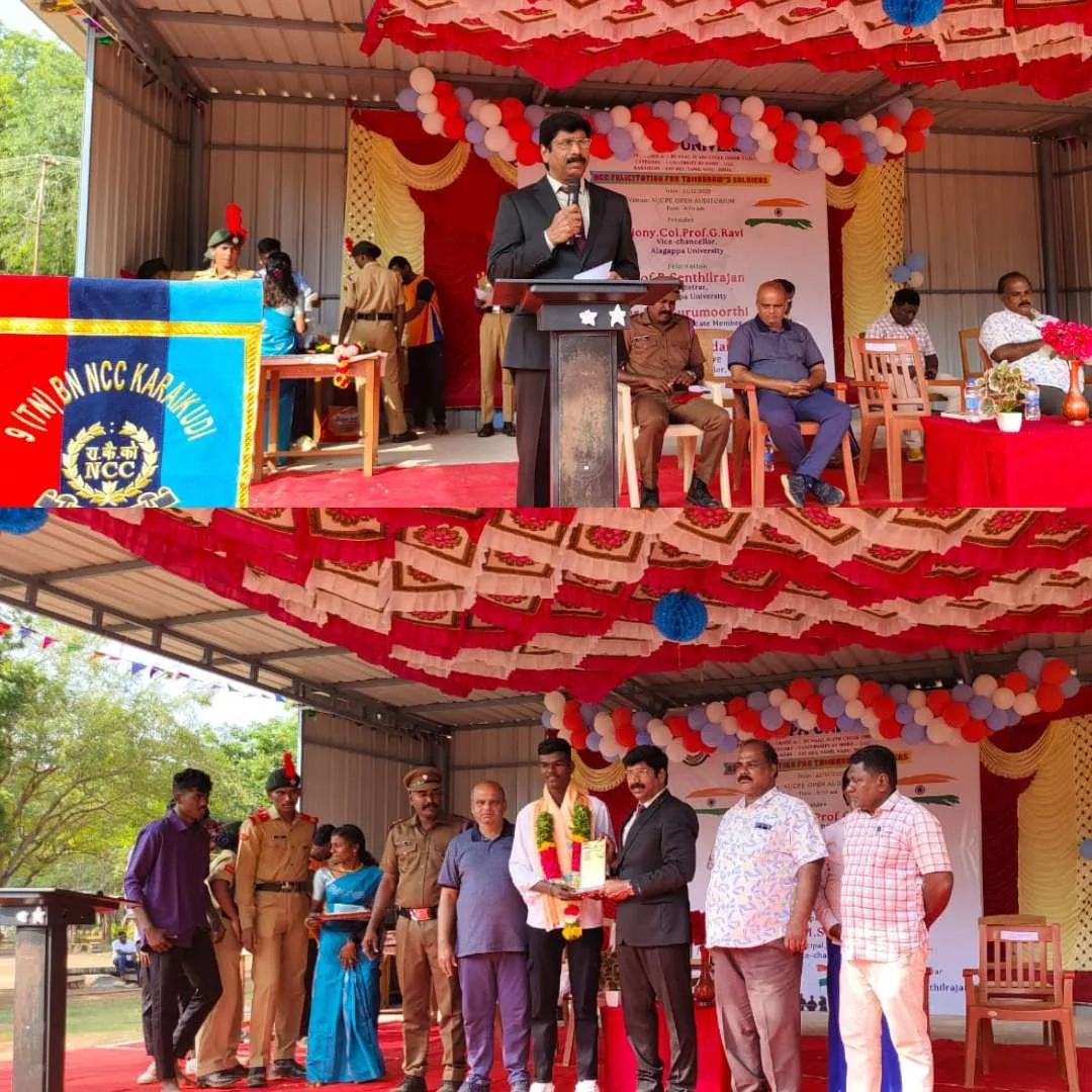 Eighteen Students from Alagappa University College of Physical Education Selected as Soldiers in the Indian Army