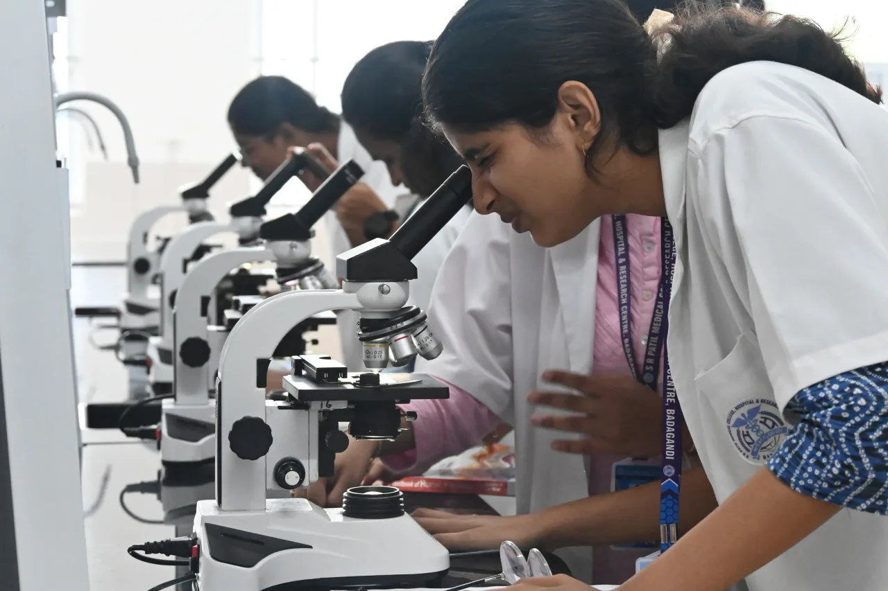 Department of Anatomy demonstration area — S R Patil Medical College, Hospital and Research Centre