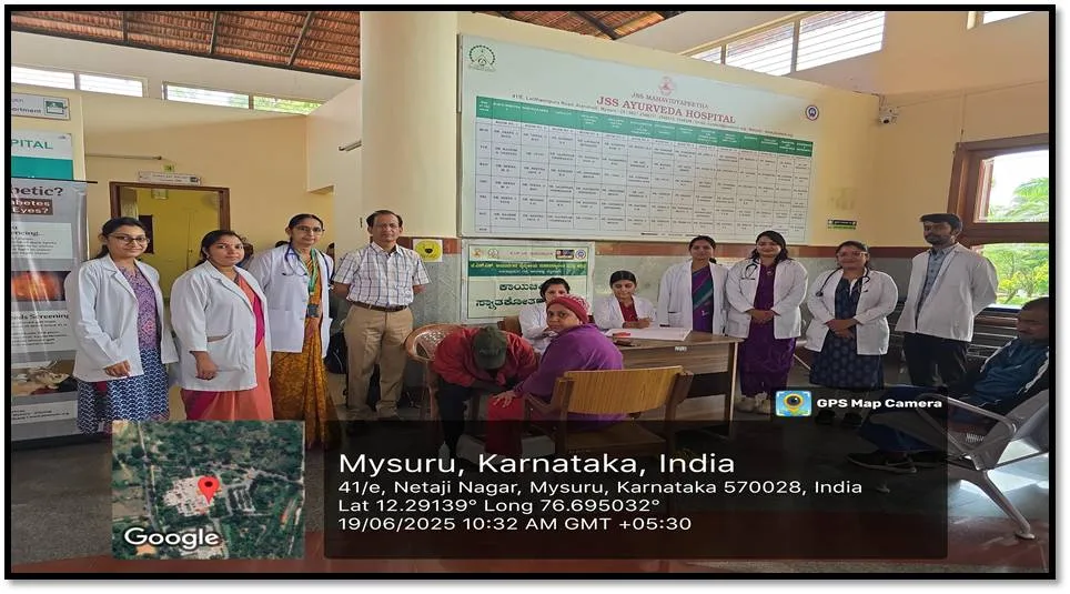 JSS Ayurvedha Mysuru, BMD Camp, June 2025 — jss-ayurveda-medical-college-mysuru