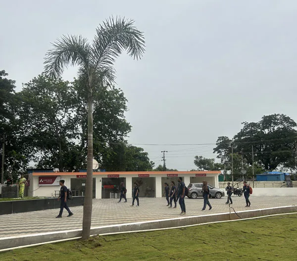 Meghna Institute of Dental Sciences — Official Infrastructure Gallery Image Showing Campus Walkway And Students