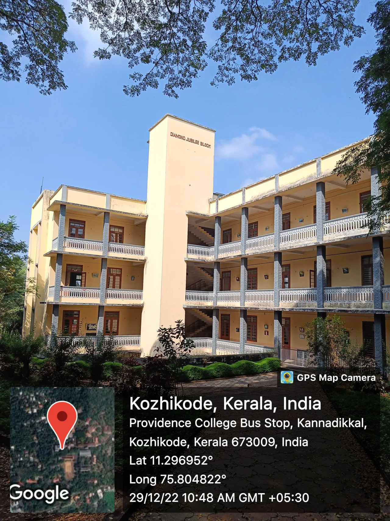 Diamond Jubilee Block — Providence Women's College (Autonomous)