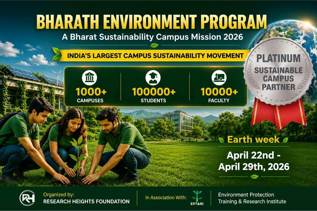 Bharat Environment Programme 2026 - Platinum Sustainable Campus Partner — Assam Don Bosco University