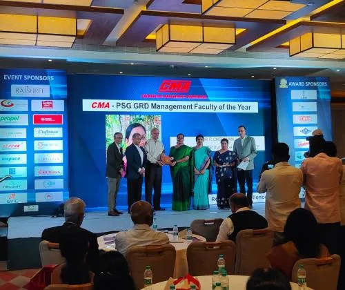 Best Management Faculty Award — Avinashilingam Institute for Home Science and Higher Education for Women