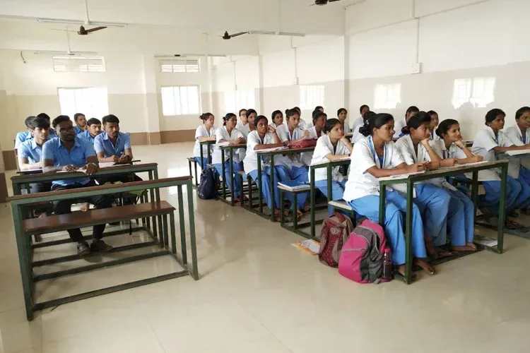 Students seated in a college classroom — Bapuji School of Nursing (Bapuji School and College of Nursing)