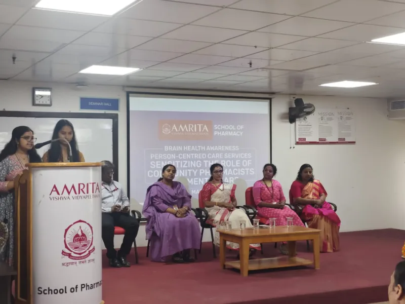 Seminar on Brain Health Awareness — Amrita School of Pharmacy