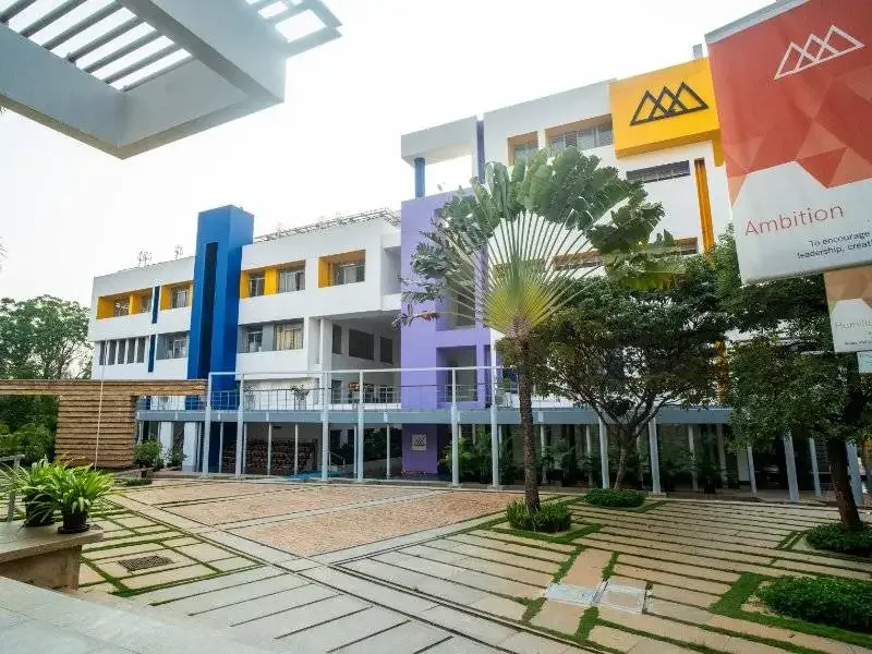 Spacious and vibrant ABBS campus promoting student engagement. — Acharya Bangalore B-School