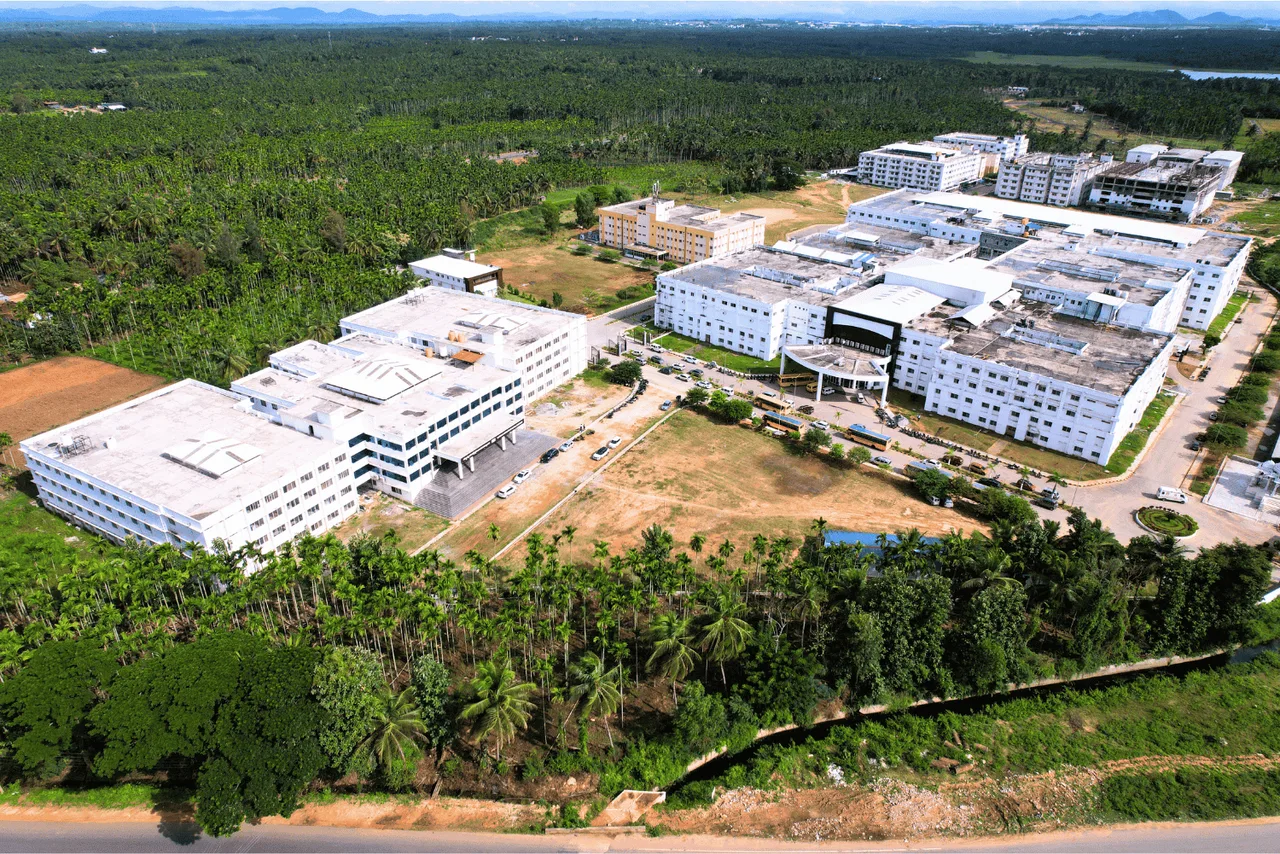 Aerial View of Subbaiah Campus — Subbaiah Institute of Medical Sciences