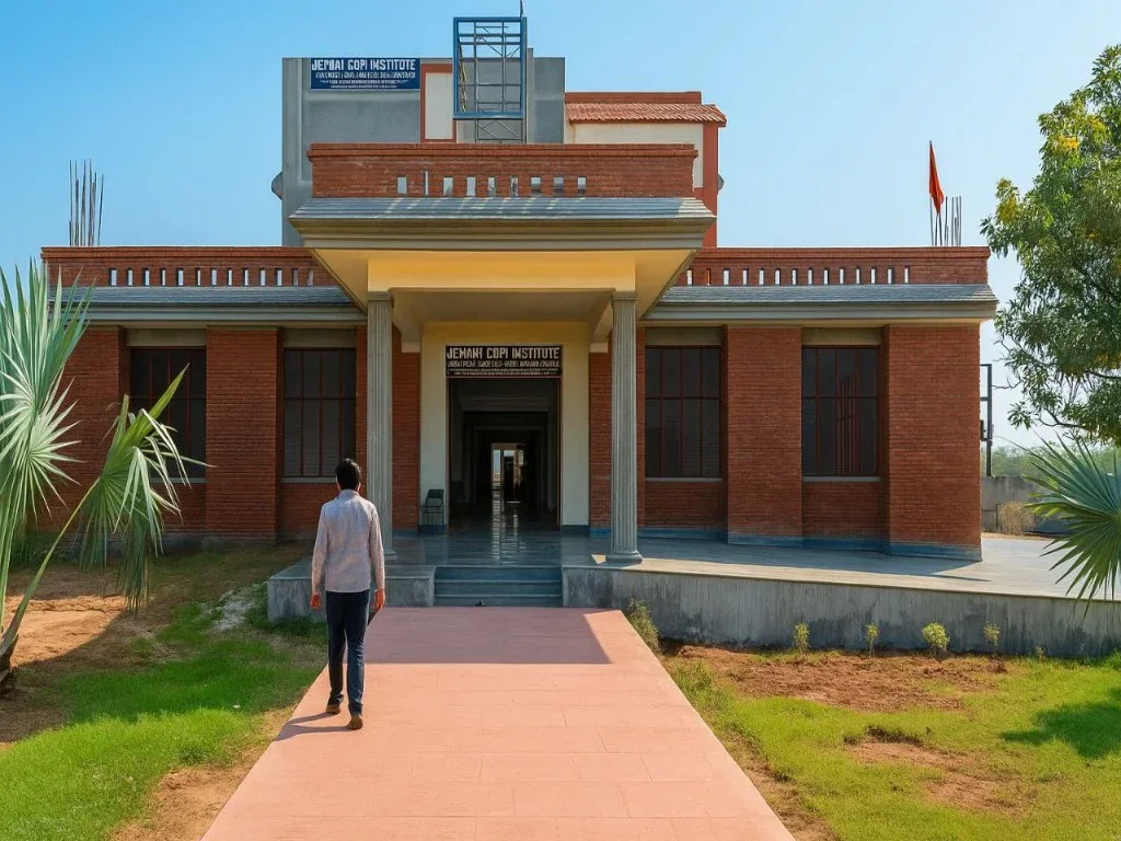 Academic Block Entrance. — Jeevan Gopi Institute of Pharmacy & Technology