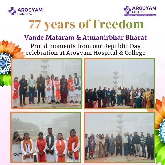 26 January Republic Day — Aarogyam Institute of Paramedical & Allied Sciences