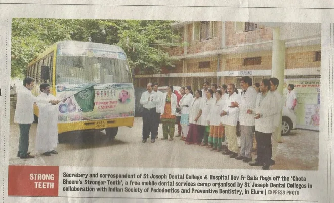 St. Joseph Dental College — Pedo Bus