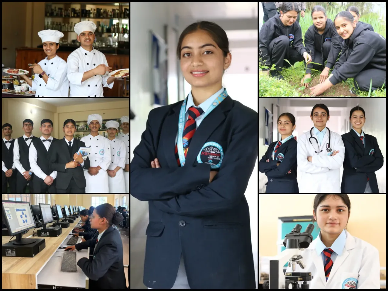 PGI Pithoragarh students across hotel management, nursing, paramedical, agriculture and computer application programmes