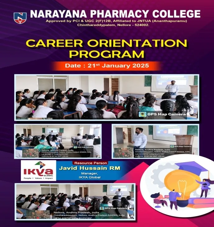 Career Orientation Program — Narayana Pharmacy College