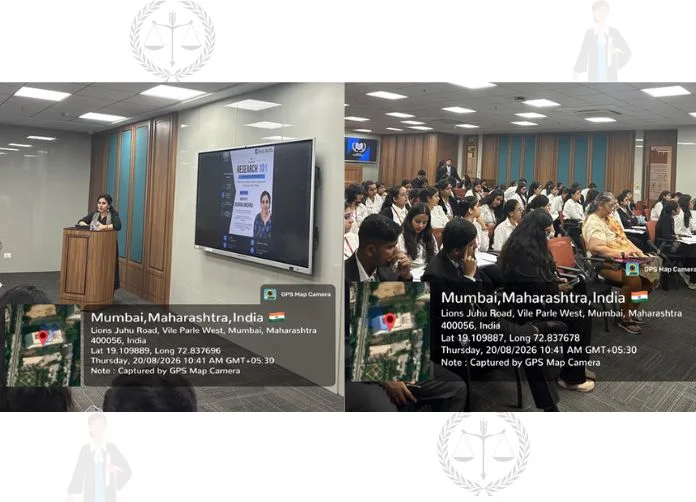 First-year law students participate in the ‘Research 101 – From Beginner to Research Ready’ seminar — SVKM's NMIMS Kirit P. Mehta School of Law