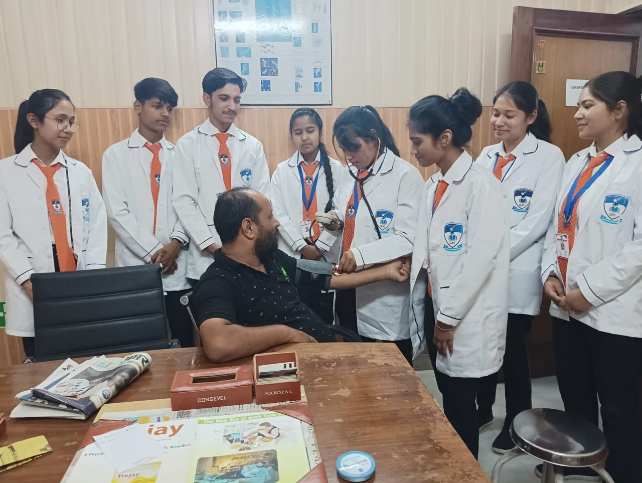Nursing program activity — Govind Paramedical Institute
