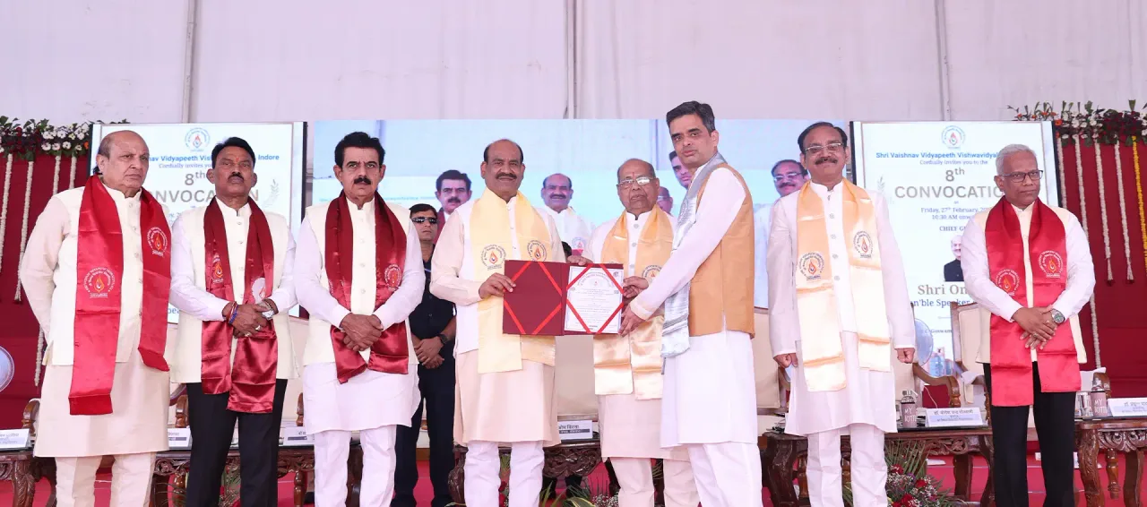 Fifth slide — Shri Vaishnav Vidyapeeth Vishwavidyalaya