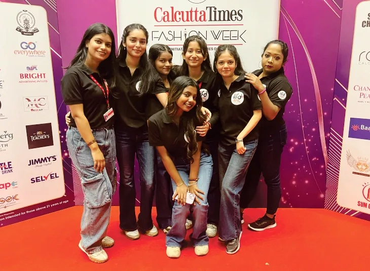 IIFD Students at Calcutta Times Fashion Week — Indian Institute of Fashion & Design (IIFD), Kolkata