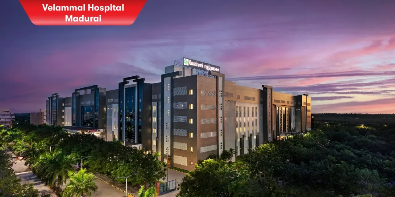 Velammal Hospital Madurai building
