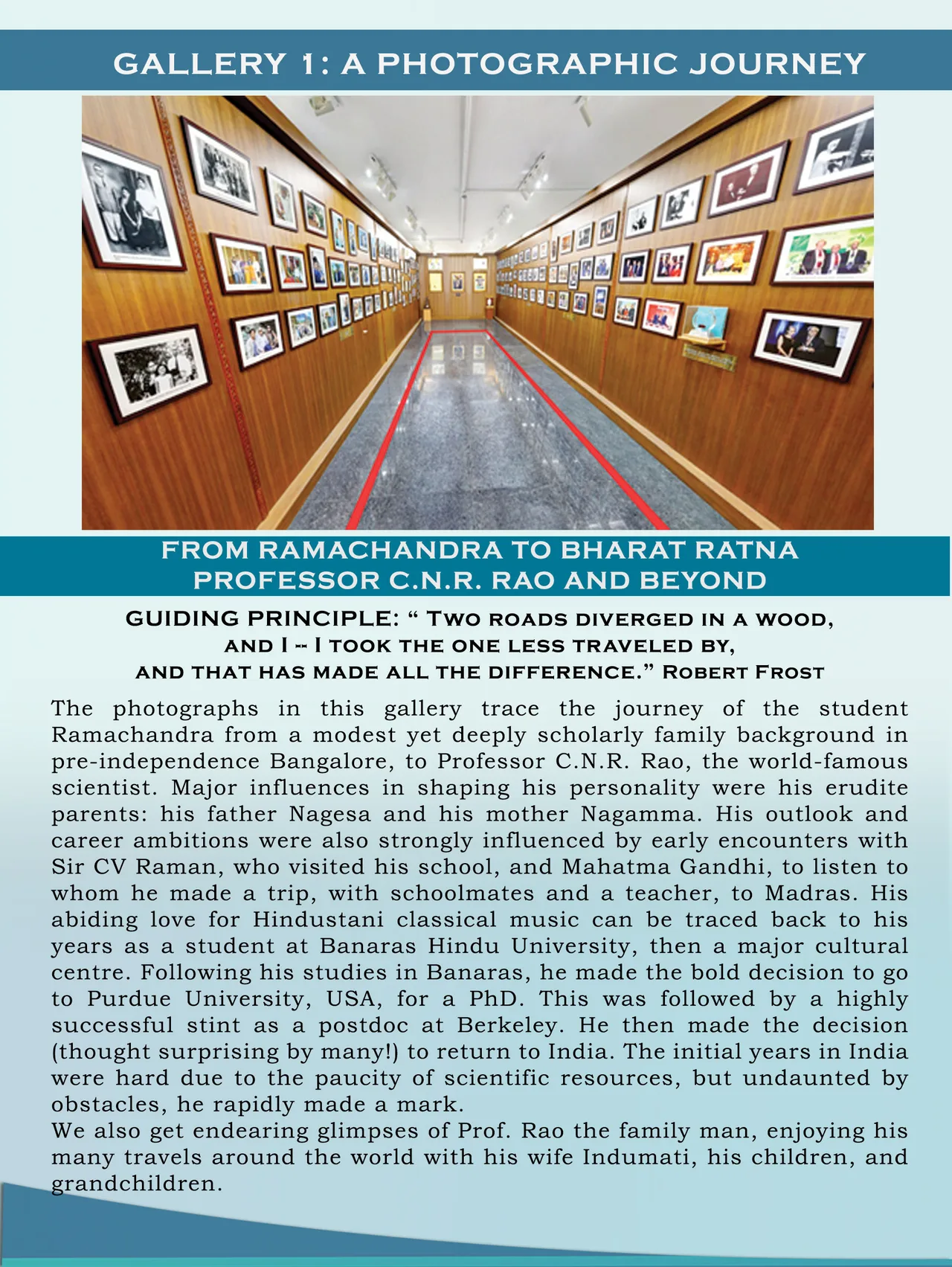 A Glorious Journey-Bharat Ratna Professor C.N.R. Rao FRS — Jawaharlal Nehru Centre for Advanced Scientific Research
