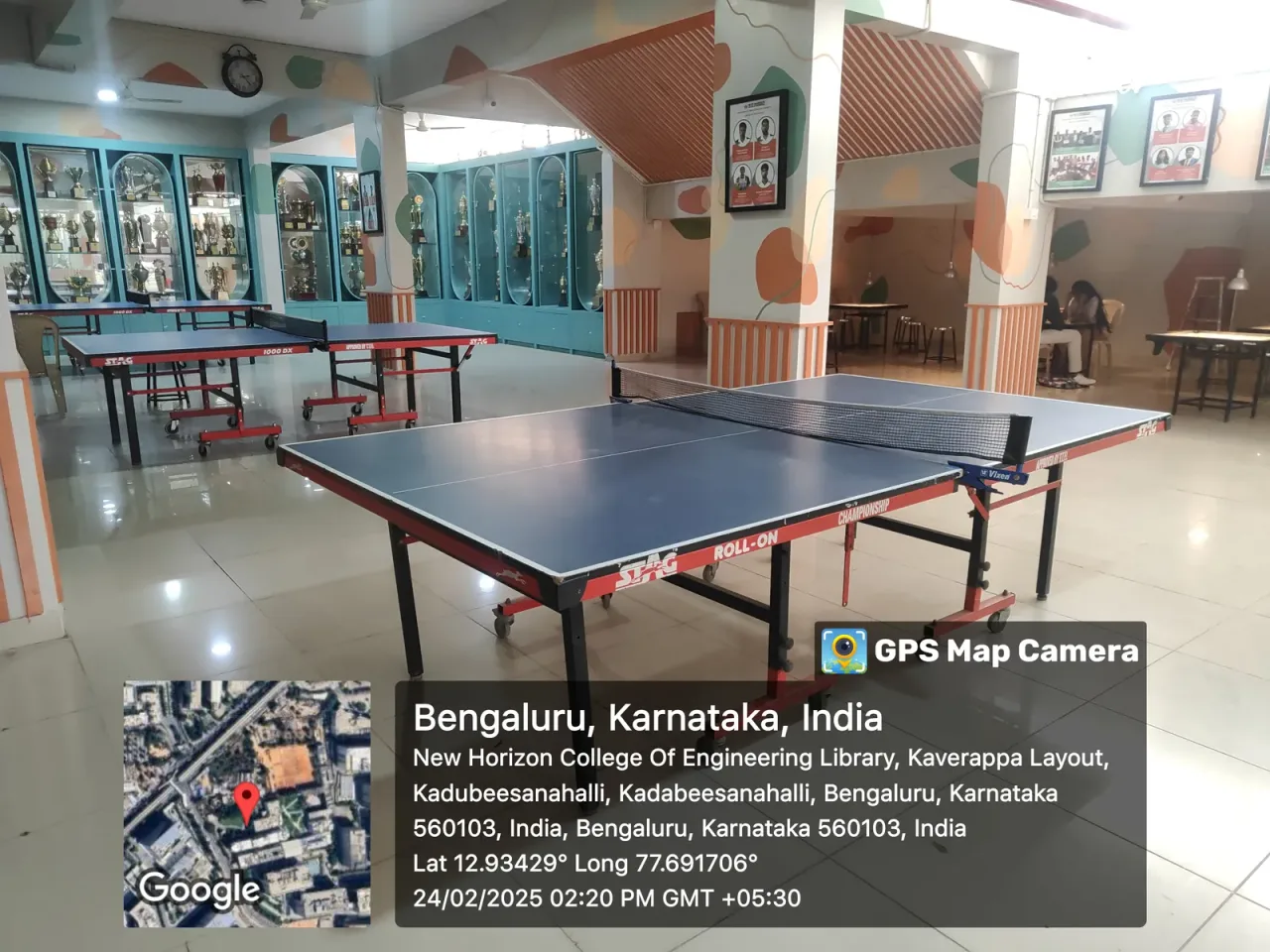 Nirvana Recreation Centre — student recreation space — New Horizon College of Engineering