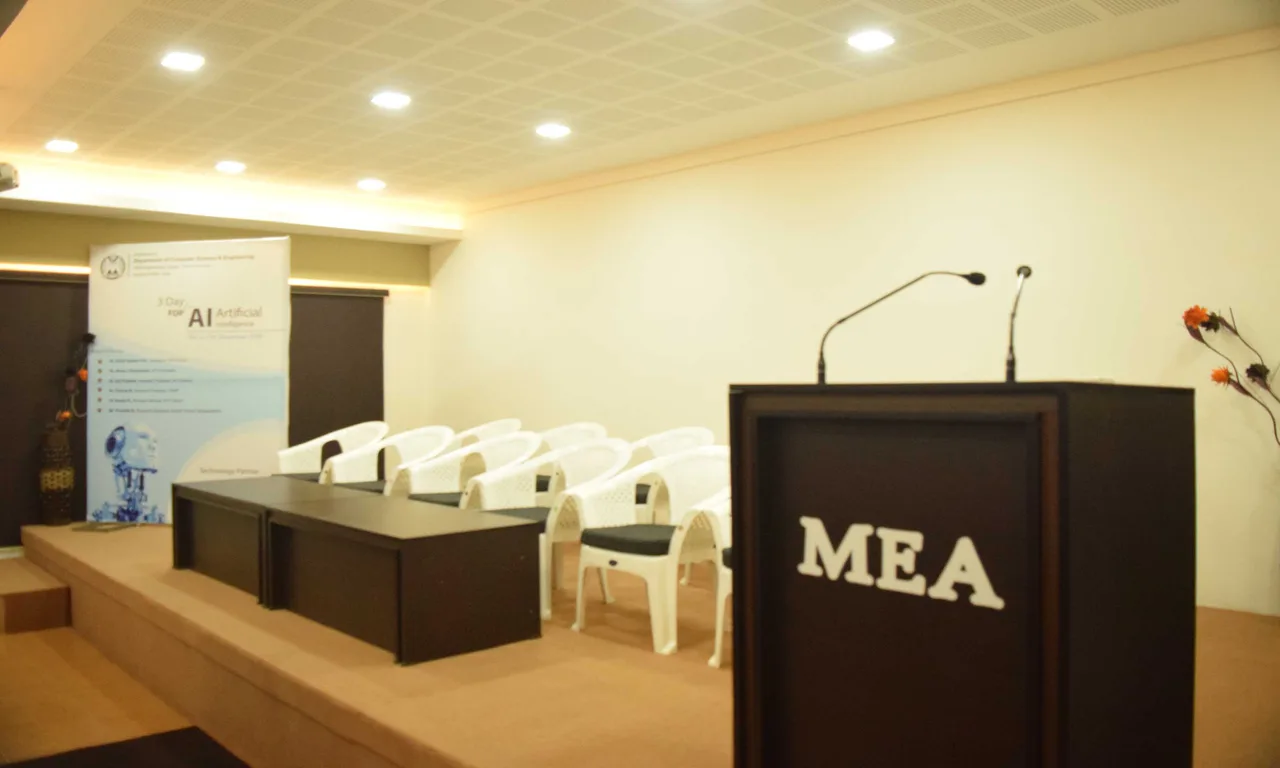 Seminar hall — MEA Engineering College, Perinthalmanna