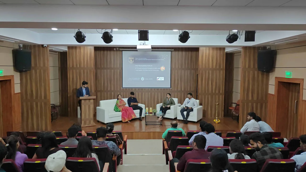 Founders Forum — DES’s J S Kothari Business School