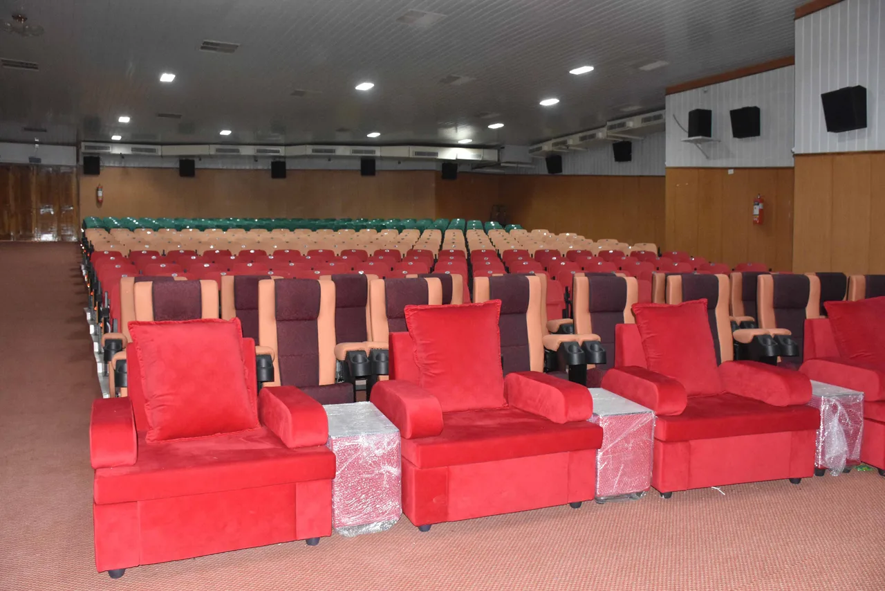 Auditorium stage — faculty-of-engineering-and-technology-khaja-bandanawaz-university-kalaburagi-gulbarga