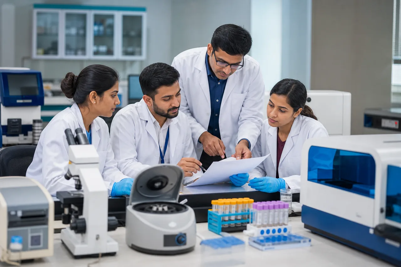 M.Voc Medical Lab Technology training — Bhandara Paramedical College