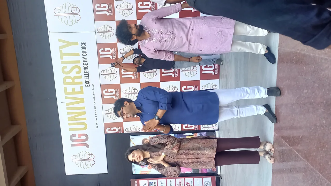 Movie launch — J.G. University