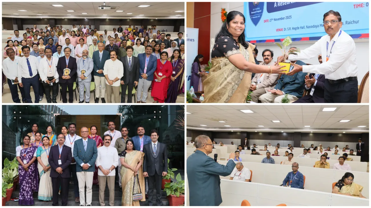 Workshop on ICMR Funding & Research Proposal Writing — Navodaya College of Nursing