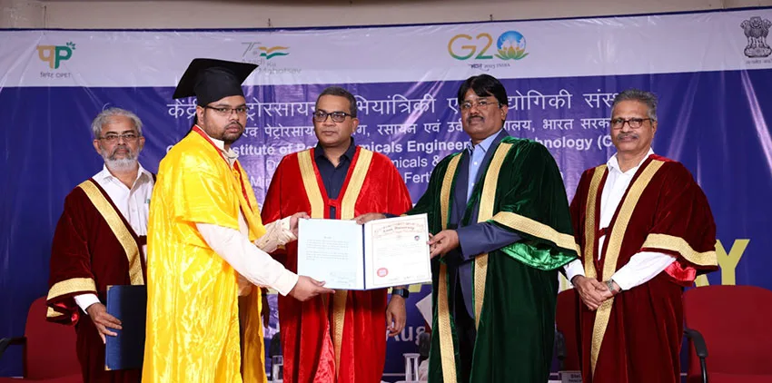 Graduation Day — Central Institute of Petrochemicals Engineering & Technology: Institute of Petrochemicals Technology (IPT), Chennai