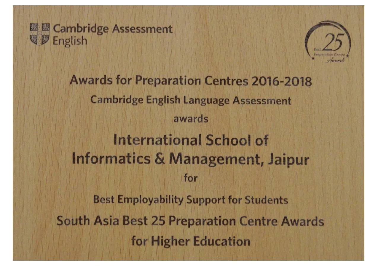 Best Award College — International School of Informatics & Management Technical Campus