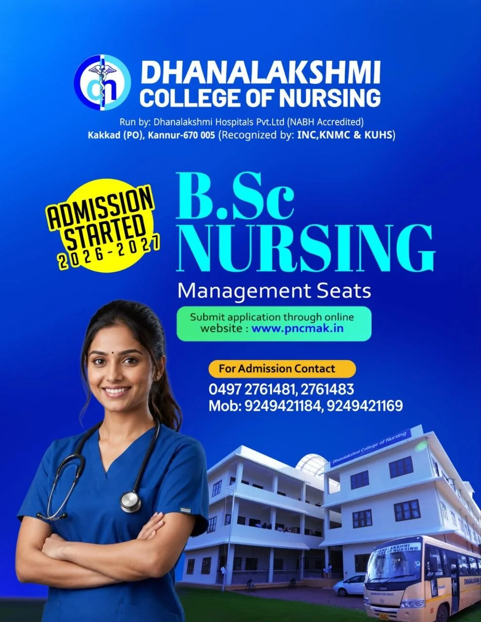 New Arrival Posture — Dhanalakshmi College of Nursing