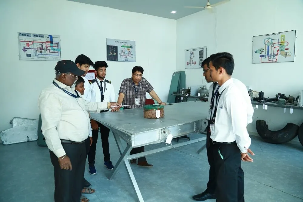Aircraft Airframe Training Laboratory at IIAE Pune — indira-institute-of-aircraft-engineering-pune