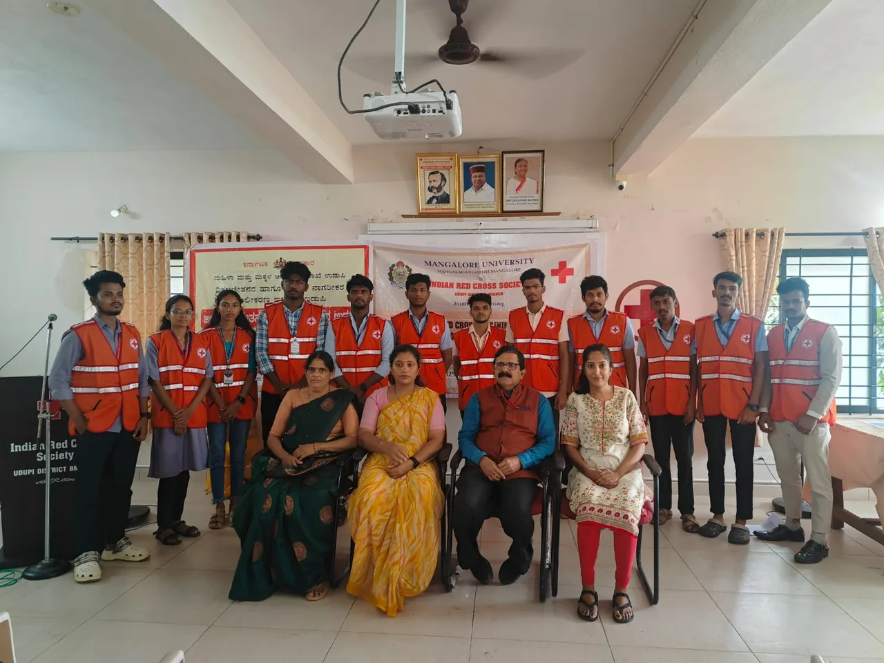 Red Cross One day training — Sri Sharada College, Basrur