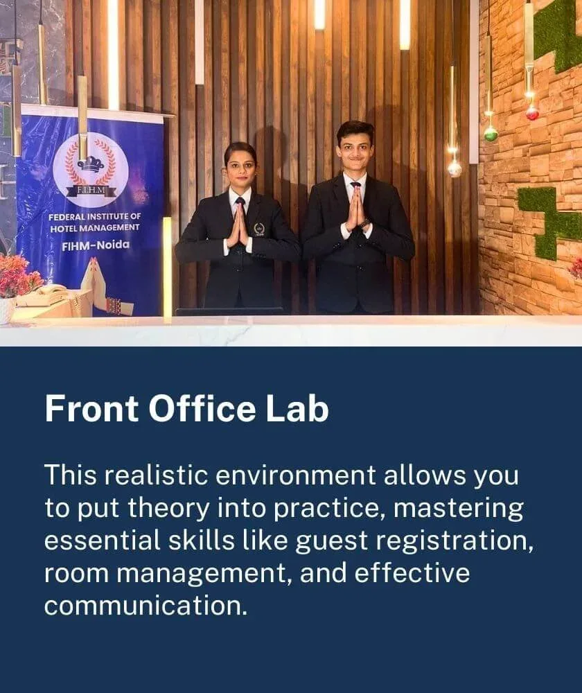 FIHM- Front Office Lab — Federal Institute of Hotel Management