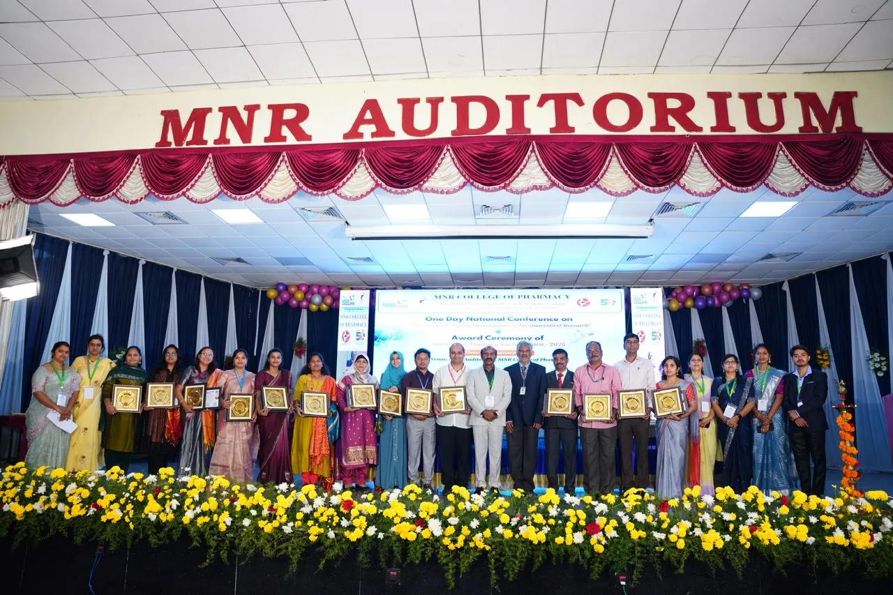 National Best Pharmacy Teacher Contest — MNR College of Pharmacy