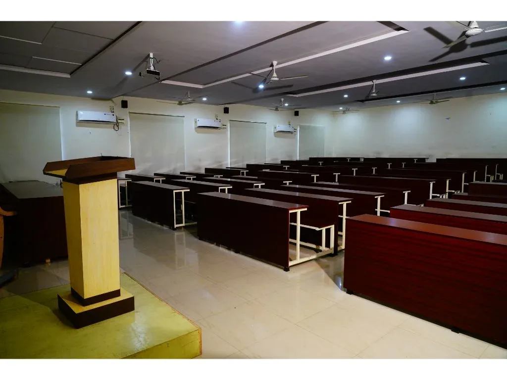 CMR Technical Campus — Seminar Hall Interior