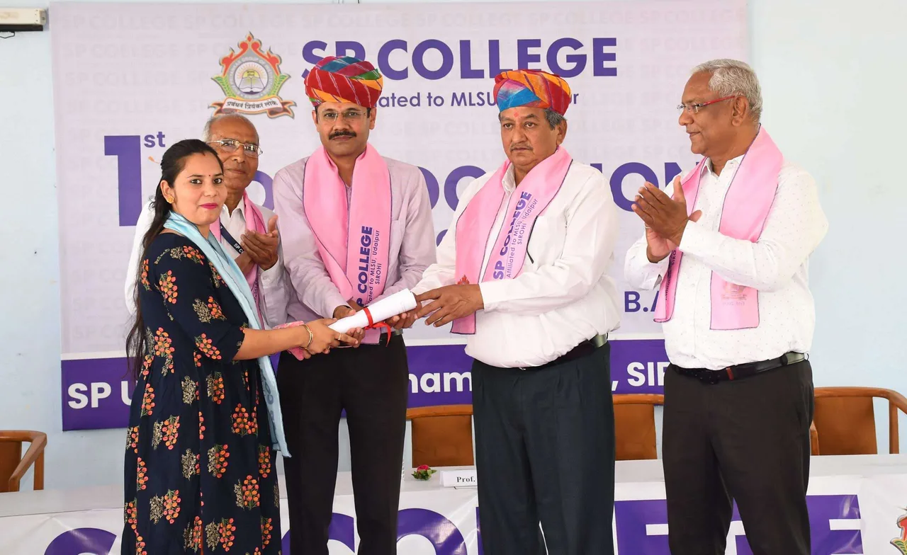1st College in History of MLSU to Organize Convocation Ceremony — sp-college-sirohi