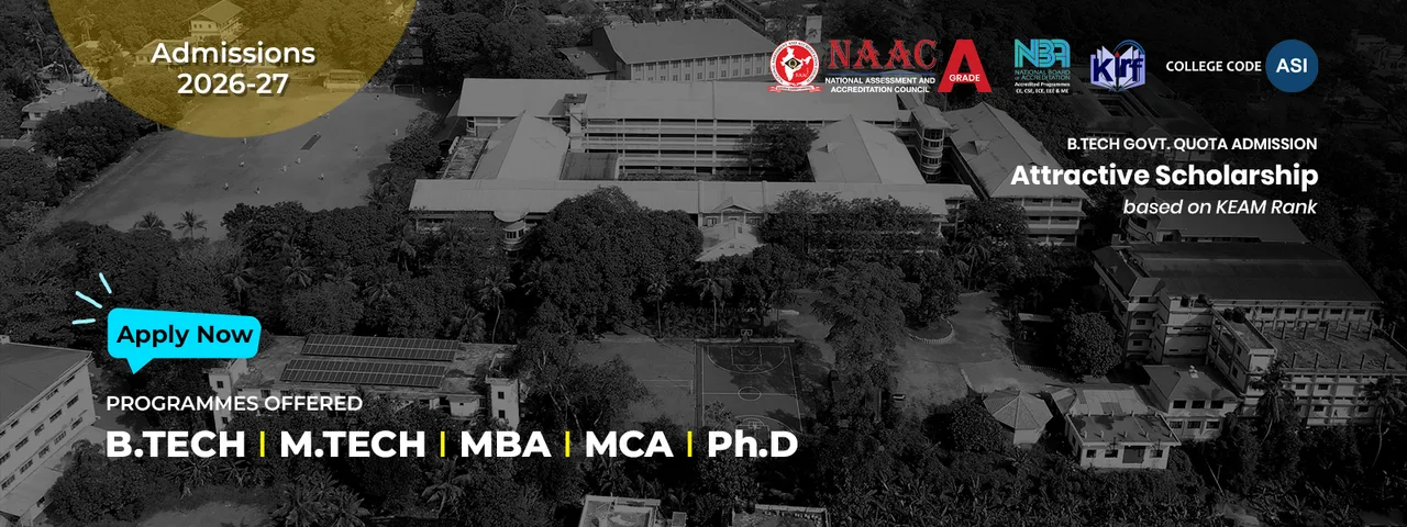 Adi Shankara Institute of Engineering & Technology (ASIET) — Homepage Admissions Slider With Aerial Campus View
