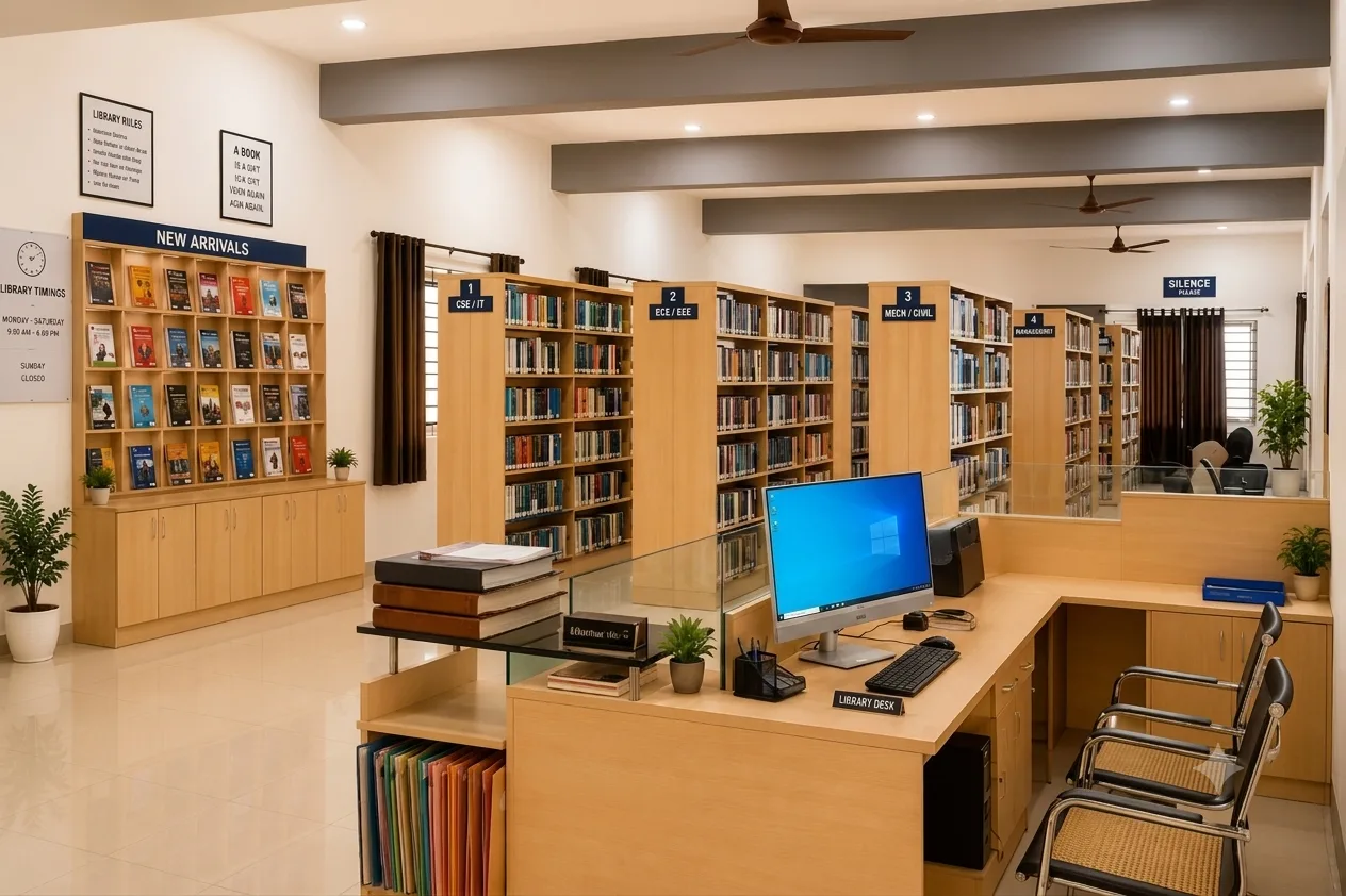 Central Library — Dhaanish Ahmed Institute of Technology