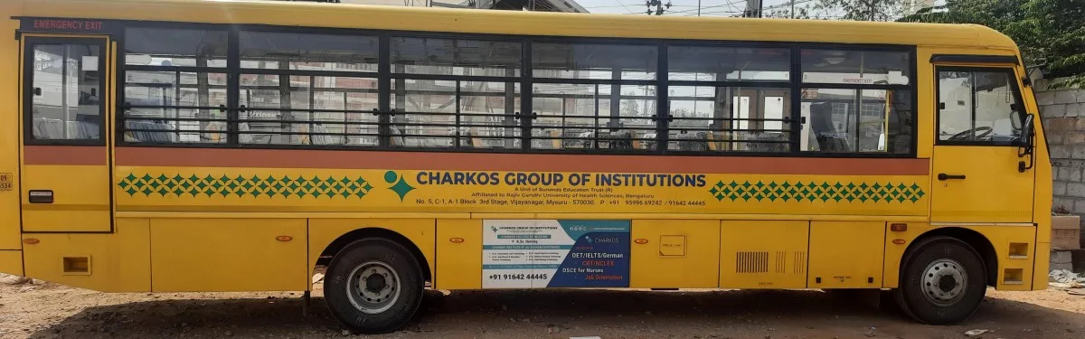 Charkos College of Nursing, Mysuru — Hostel Transport Image Embedded After The Hostel Images Section